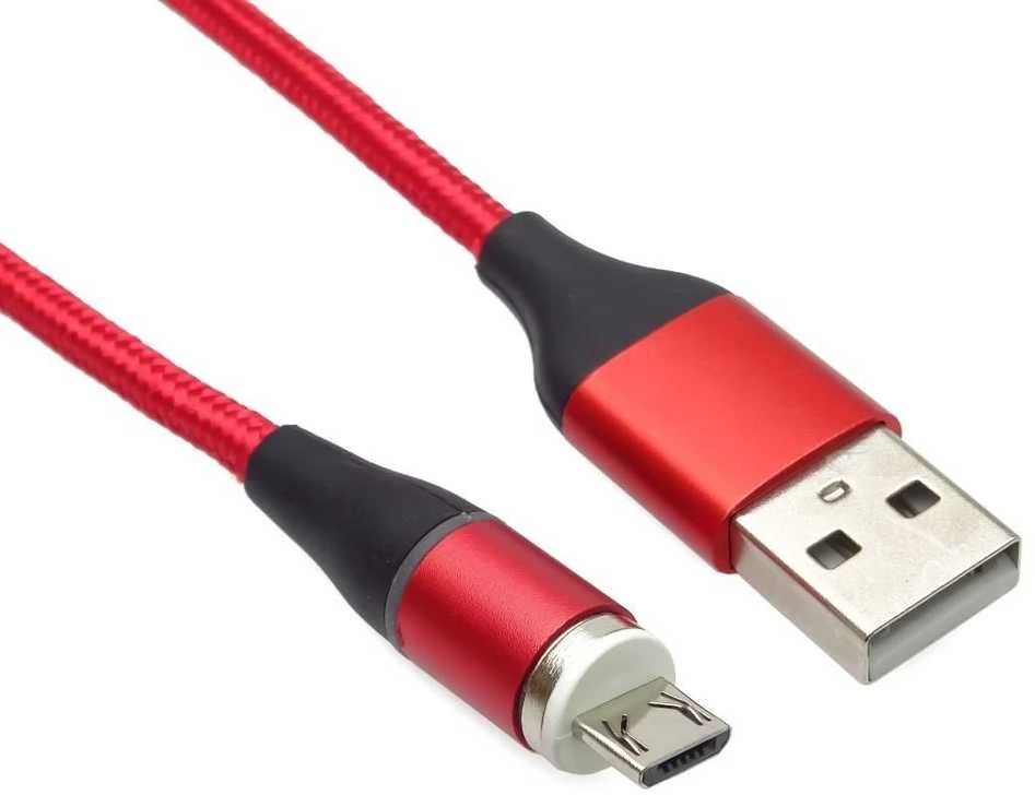 „PremiumCord“ magnetinis „micro USB“ ir USB-C įkrovimo ir duomenų perdavimo laidas, 1 m, mėlynas