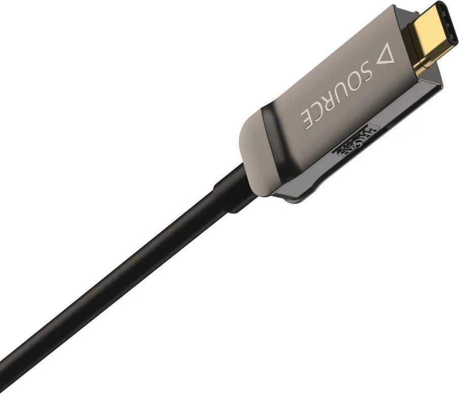 USB kabelis Procab USB-C - DisplayPort 10 m juodas (CLD635A/10)