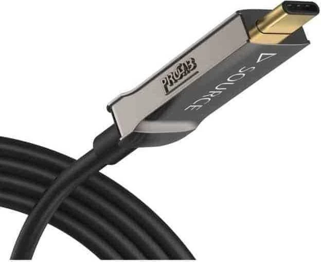USB Procab USB-C - USB-C kabelis 30 m, juodas (CLD635A/30)