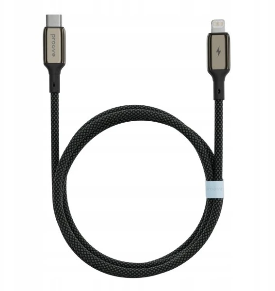 USB kabelis PROOVE Dense Metal Type-C į Lightning 27 W 1 m