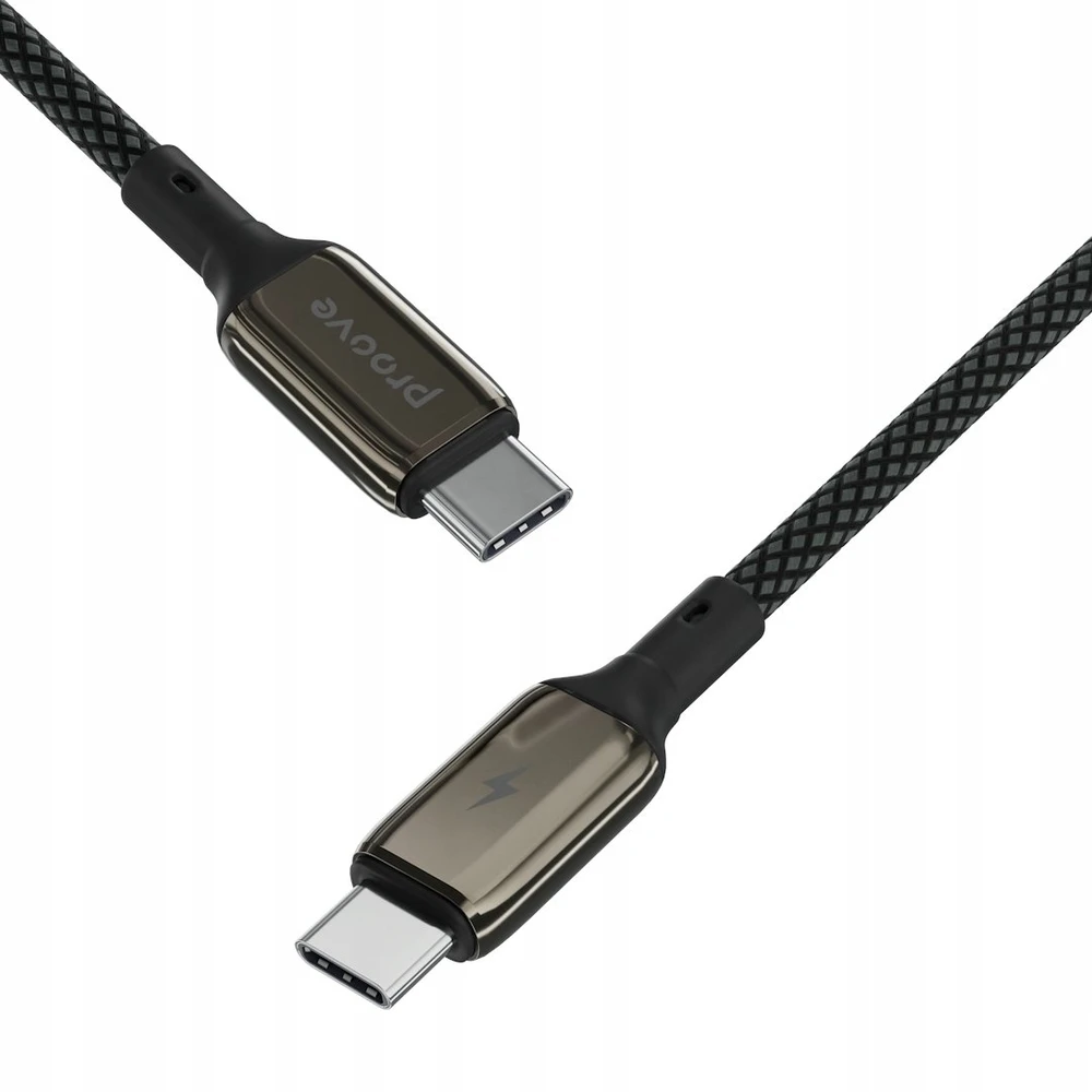 USB kabelis PROOVE Dense Metal Type-C į Type-C 60 W 2 m