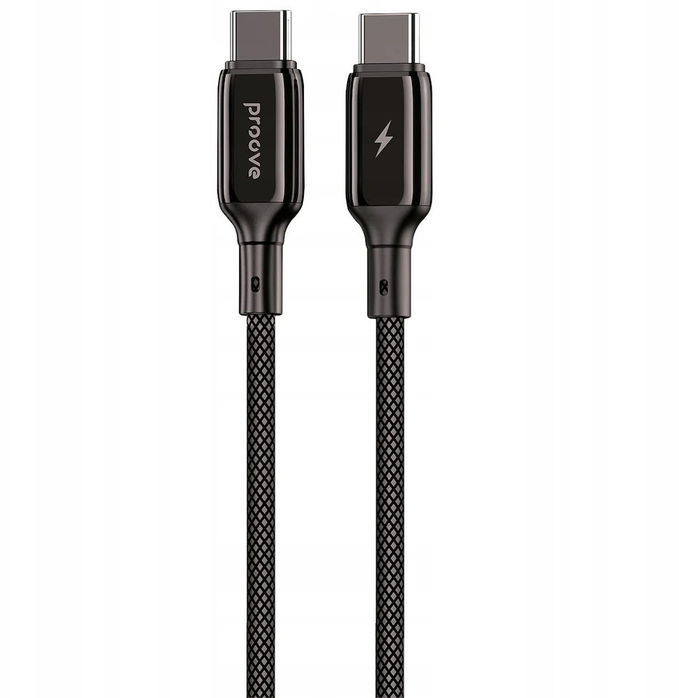 USB kabelis PROOVE Dense Metal Type-C į Type-C 60 W 2 m