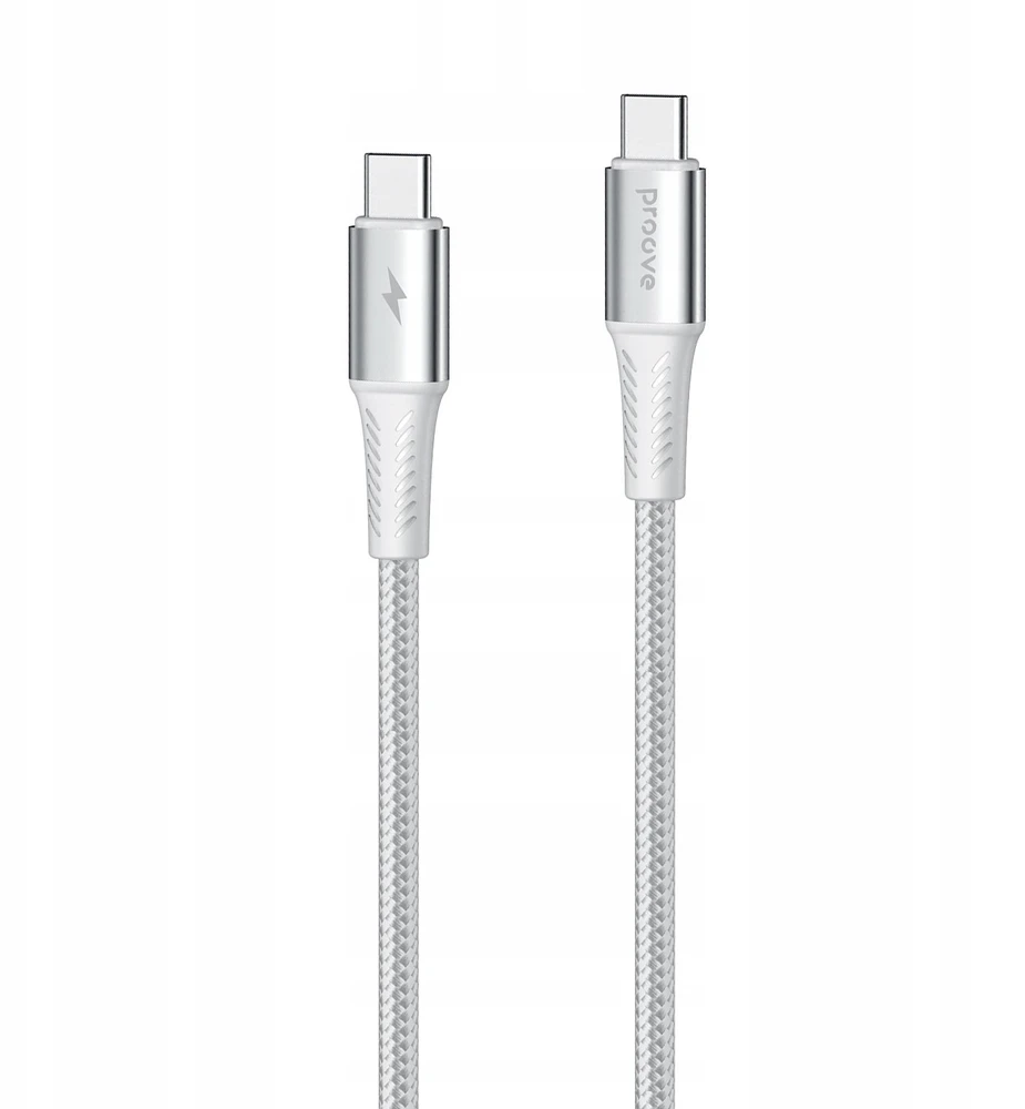 USB laidas PROOVE WireX Pro Type-C į Type-C 100 W 1,5 m Baltas
