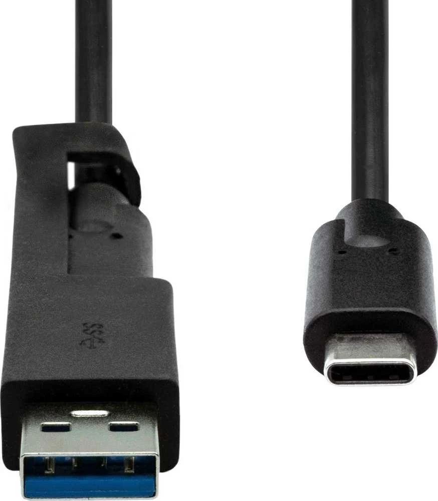 Kabelis USB ProXtend USB-A + USB-C - USB-C 1 m Juodas (USBCWA-001)