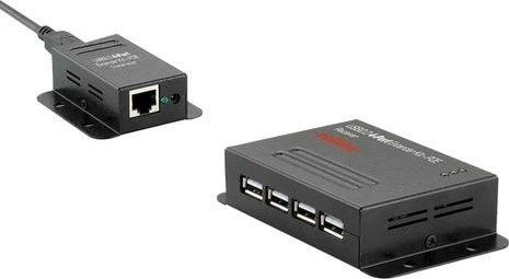 Roline USB 2.0 prailginimo kabelis per RJ45, 4x USB, maks. 50 m