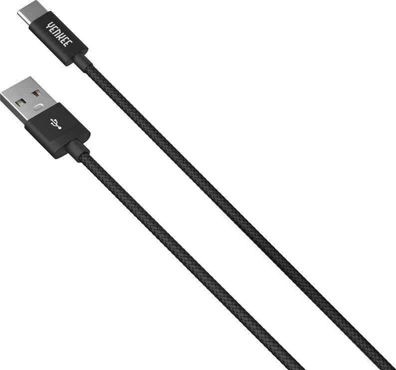 Yenkee Sencor USB-A – USB-C USB laidas 2 m juodas (YCU 302 BK)