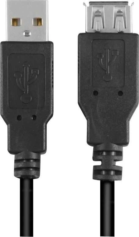 Sharkoon Kabelis USB 2.0 Verlängerung 2,0m juodas
