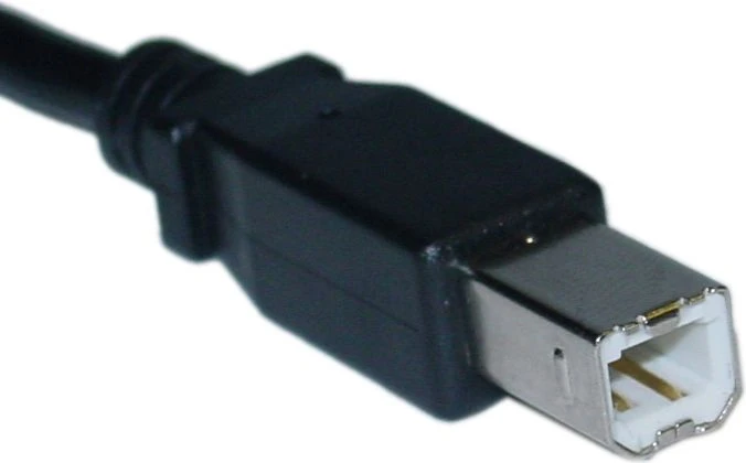 Sharkoon USB 2.0 Kabelis, USB-A Stecker > USB-B Stecker (juodas, 5,0 Meter)