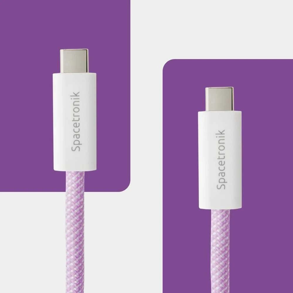 USB kabelis Spacetronik USB-C 4.0 40Gbit/s Gen3x2 kabelis Spacetronik 1.2m