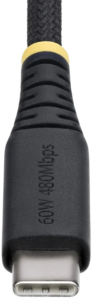 Kabelis USB StarTech 3 m USB-C do USB-C USB 2.0 60 W 3 A Wytrzymały Juodas (USB2CC3MNCBR)
