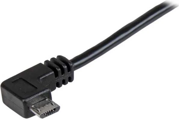 Kabelis USB StarTech USB-A - microUSB 1 m Juodas (USBAUB1MRA)