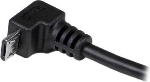 USB kabelis StarTech USB-A – microUSB 2 m juodas (USBAUB2MD)