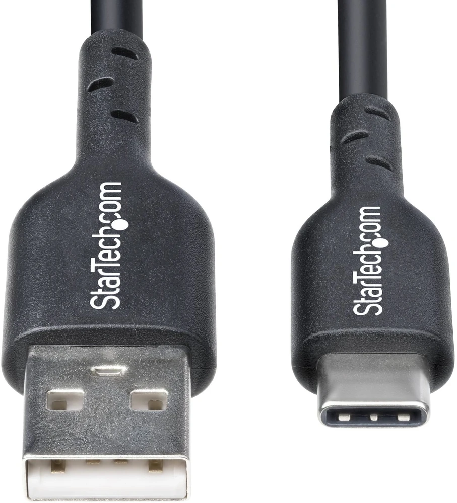 USB kabelis StarTech USB-A - USB-C 0,3 m juodas (USB2AC30CMBK)