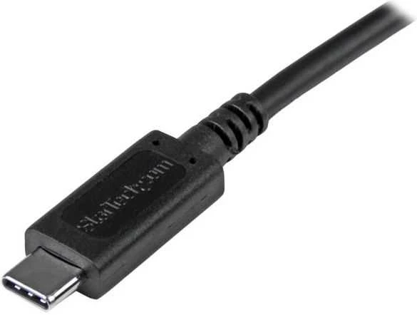 USB kabelis StarTech USB-A - USB-C 1 m Juodas (USB31AC1M)