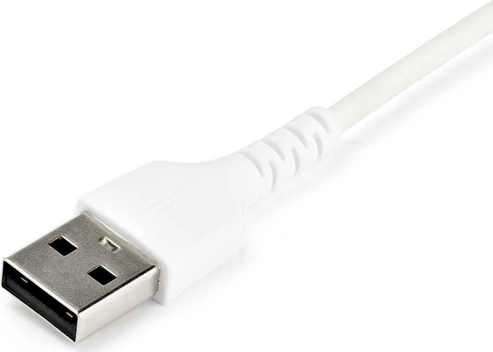 Kabelis USB StarTech USB-A - USB-C 2 m Baltas (RUSB2AC2MW)