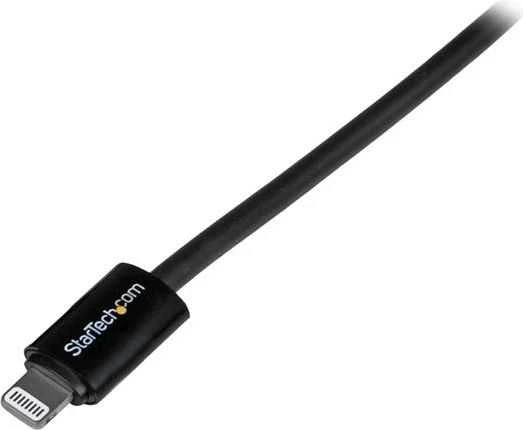 Kabelis USB StarTech USB-A - Lightning 1 m Juodas (USBLT1MB)