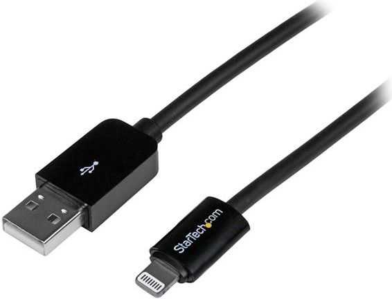 USB kabelis StarTech USB-A - Žaibas 2 m Juodas (USBLT2MB)
