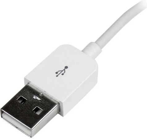 Kabelis USB StarTech USB-A - Lightning 2 m Baltas (USBLT2MW)