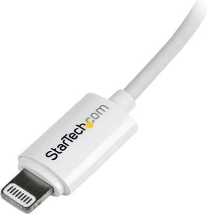 Kabelis USB StarTech USB-A - Lightning 2 m Baltas (USBLT2MW)