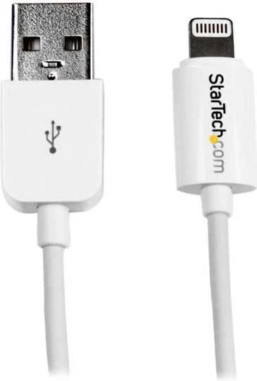 Kabelis USB StarTech USB-A - Lightning 3 m Baltas (USBLT3MW)
