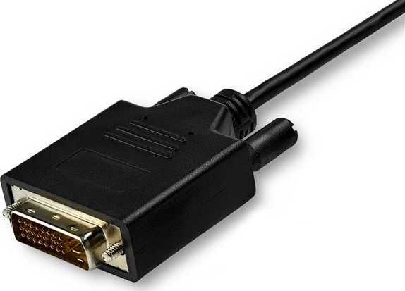 Kabelis USB StarTech USB-C - DVI-D 3 m Juodas (CDP2DVI3MBNL)