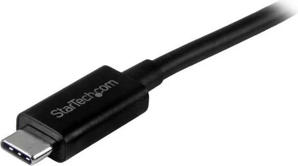 Kabelis USB StarTech USB-C - USB-C 1 m Juodas (TBLT3MM1M)