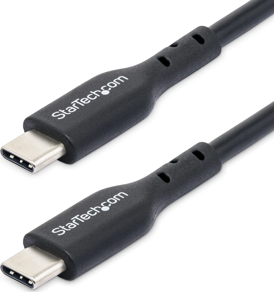 USB kabelis StarTech USB-C - USB-C 2 m juodas (USB2CC2MNC)