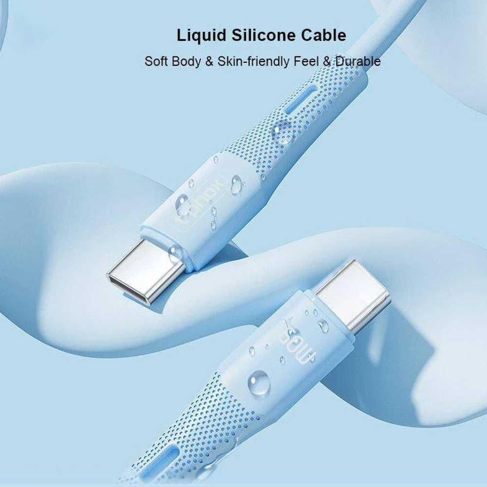 T-PHOX KABELIS GENTLE USB-C/USB-C 60W 1M Baltas