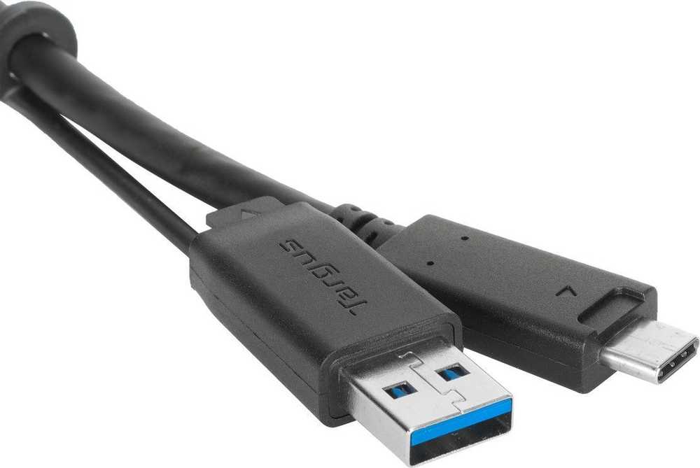 Kabelis USB Targus USB-C - USB-C 1 m Juodas (ACC1133GLX)