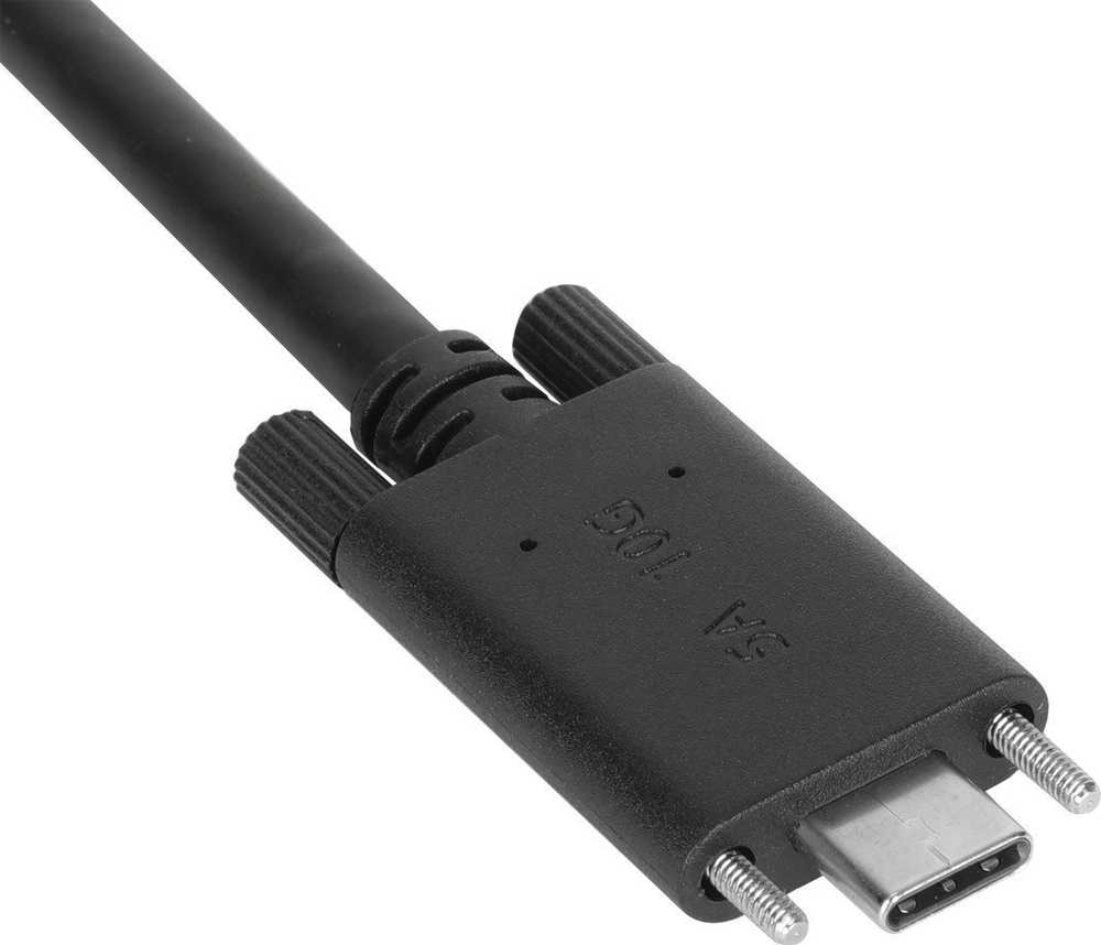Kabelis USB Targus USB-C - USB-C 1 m Juodas (ACC1133GLX)