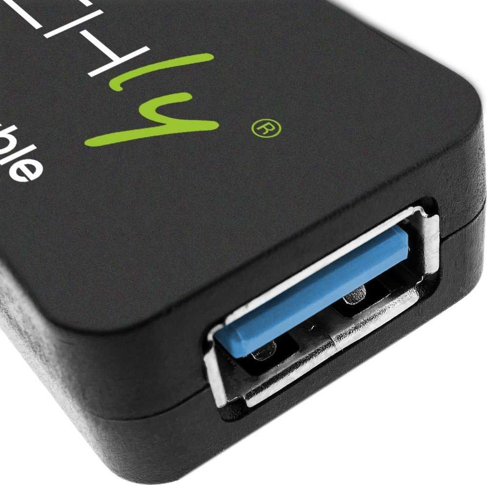 Techly ICUR30100G USB kabelis USB 3.2 Gen 1 (3.1 Gen 1) 10 m USB A Juoda
