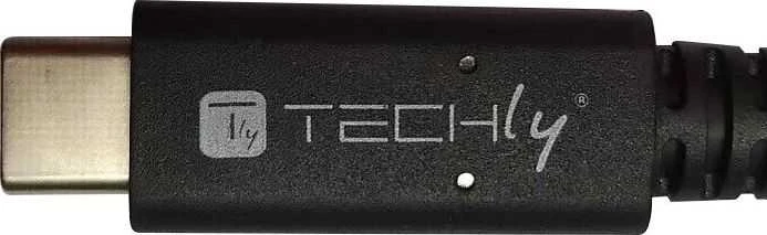TECHLY USB 4 Gen 3 Type-C laidas M/M E-Mark 8K 40Gbps 100W PD 0,8m