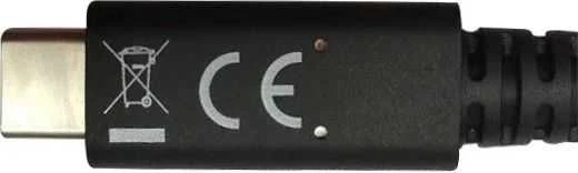 TECHLY USB 4 Gen 3 Type-C laidas M/M E-Mark 8K 40Gbps 100W PD 0,8m
