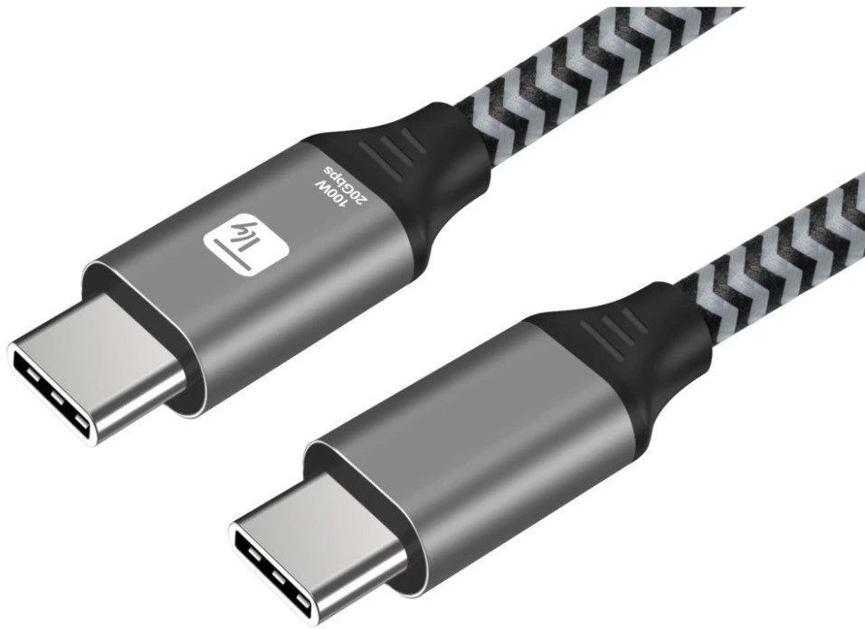 USB kabelis Techly USB-C - USB-C 2 m juodas (TLY_622403)