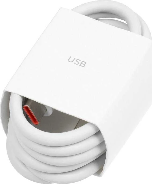 XIAOMI originalus kabelis USB A į Type C 6A 1 m baltos spalvos bulk pakuotė