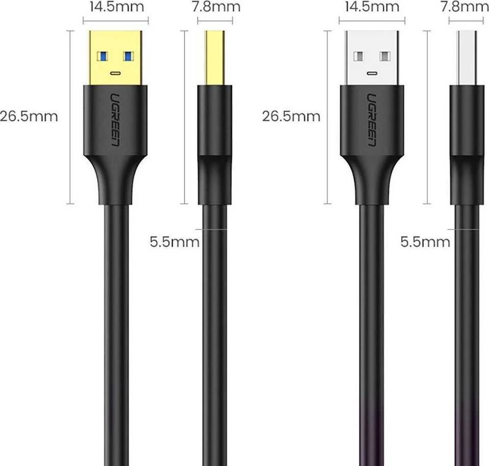 UGREEN USB-A 3.0 - USB-A 3.0 laidas - Juodas