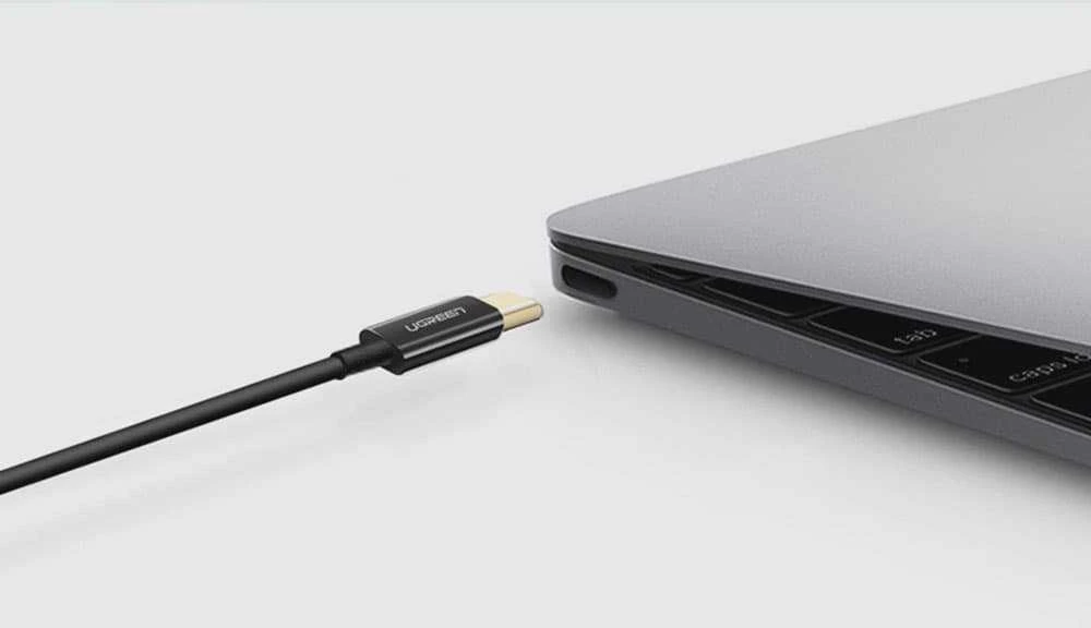 Spausdintuvo kabelis USB-C 2.0 į USB-B UGREEN US241, 1m (juodas)