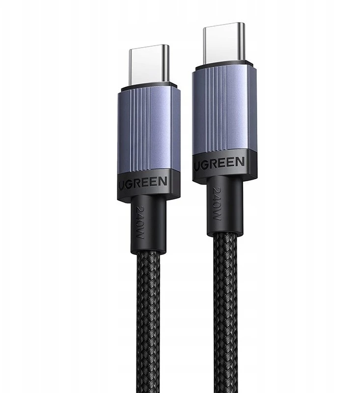 Ugreen USB-C į USB-C PD kabelis 240W 2m - Juodas