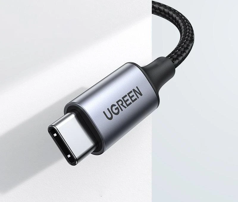 UGREEN CM450 USB-C - AUX 3.5mm laidas 1m juodas