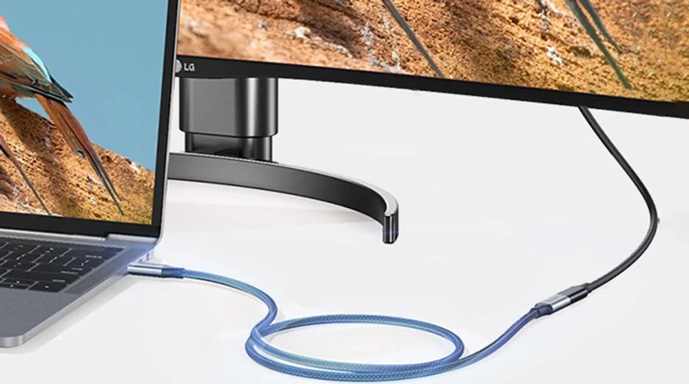 Kabelio nikeliavimas UGREEN US372 USB Type C 3.1 Gen2 nuo vyriškos iki moteriškos 0.5 m (juodas)