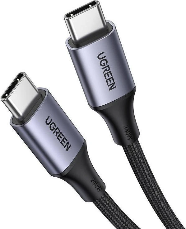Laidas USB-C į USB-C UGREEN 15311, 1m (pilkas)