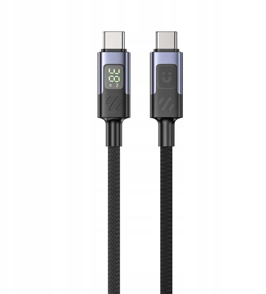 Unitek USB-C PD 60W 480Mbps kabelis su ekranu 1m su pinta pyne