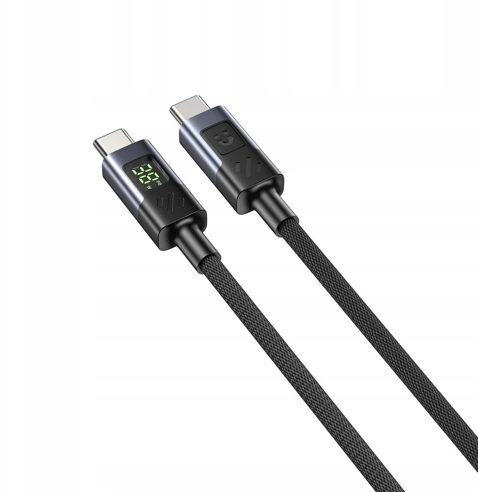 Unitek USB-C PD 60W 480Mbps kabelis su ekranu 1m su pinta pyne