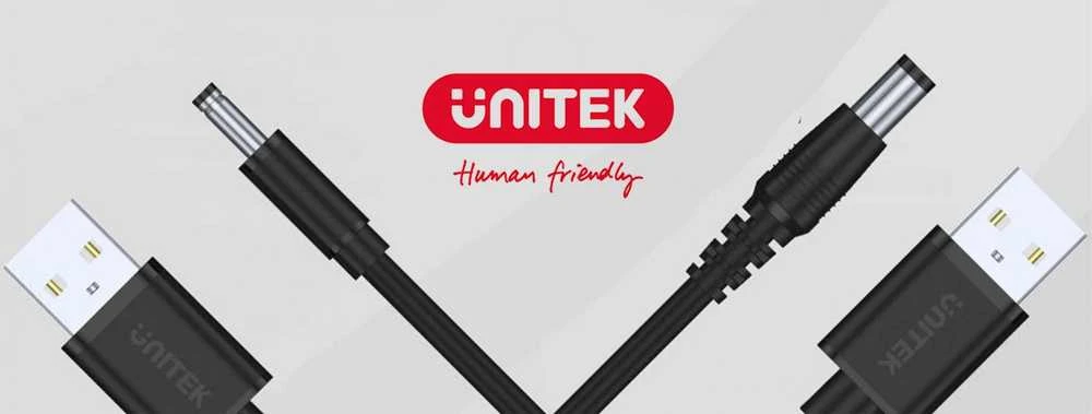 Unitek USB maitinimo laidas - DC 3,5/1,35 mm kištukas