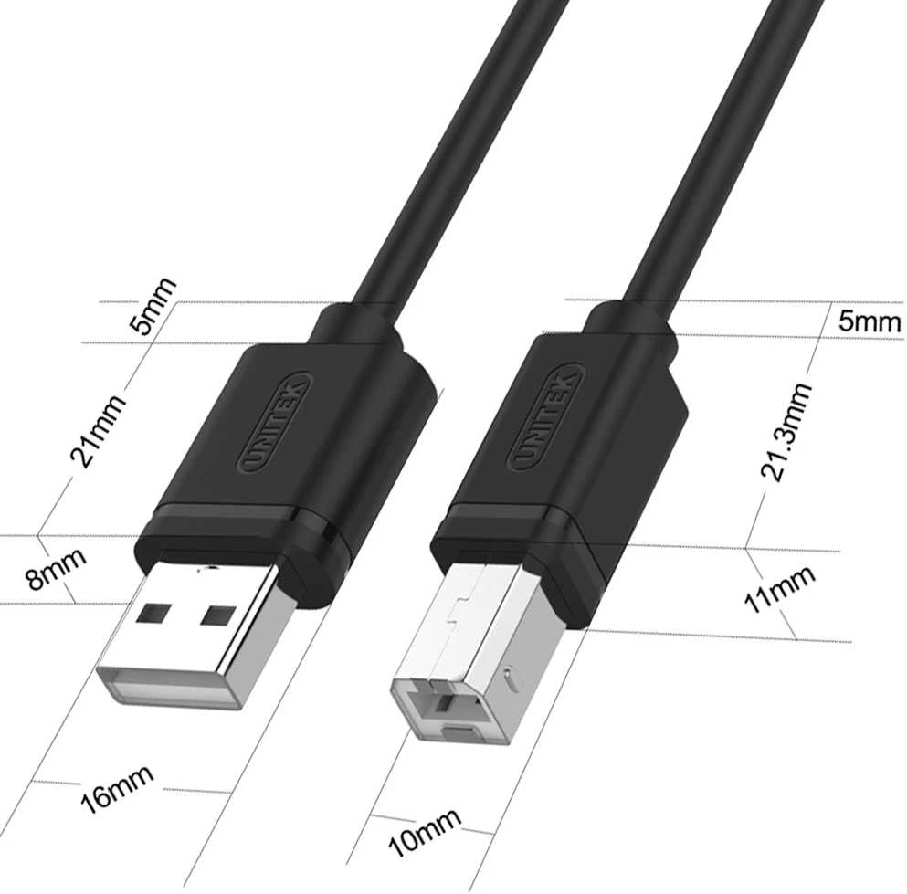 UNITEK Y-C420GBK Unitek kabelis USB 2.0 3m Y-C420GBK