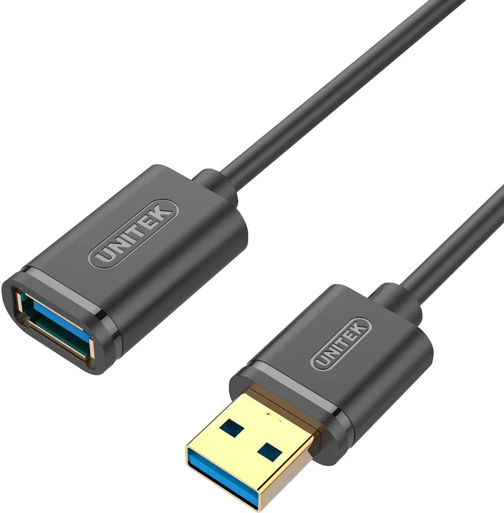UNITEK Y-C458GBK Unitek USB plėtinio keitiklis USB3.0 AM-AF, 1,5m Y-C458GBK