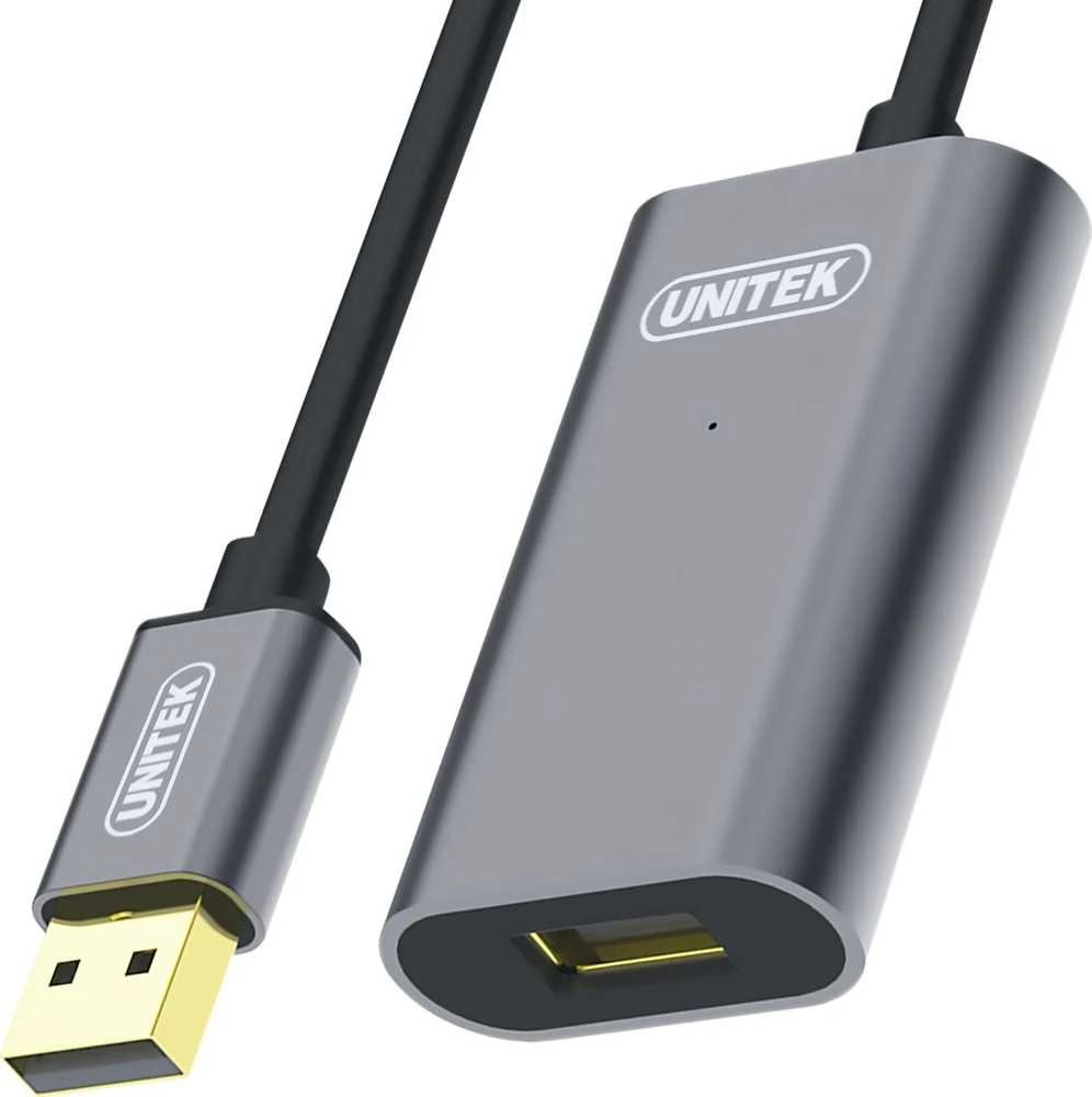 UNITEK Y-271 Unitek Cable USB 2.0 Active Extension, 5m, Alu., Y-271