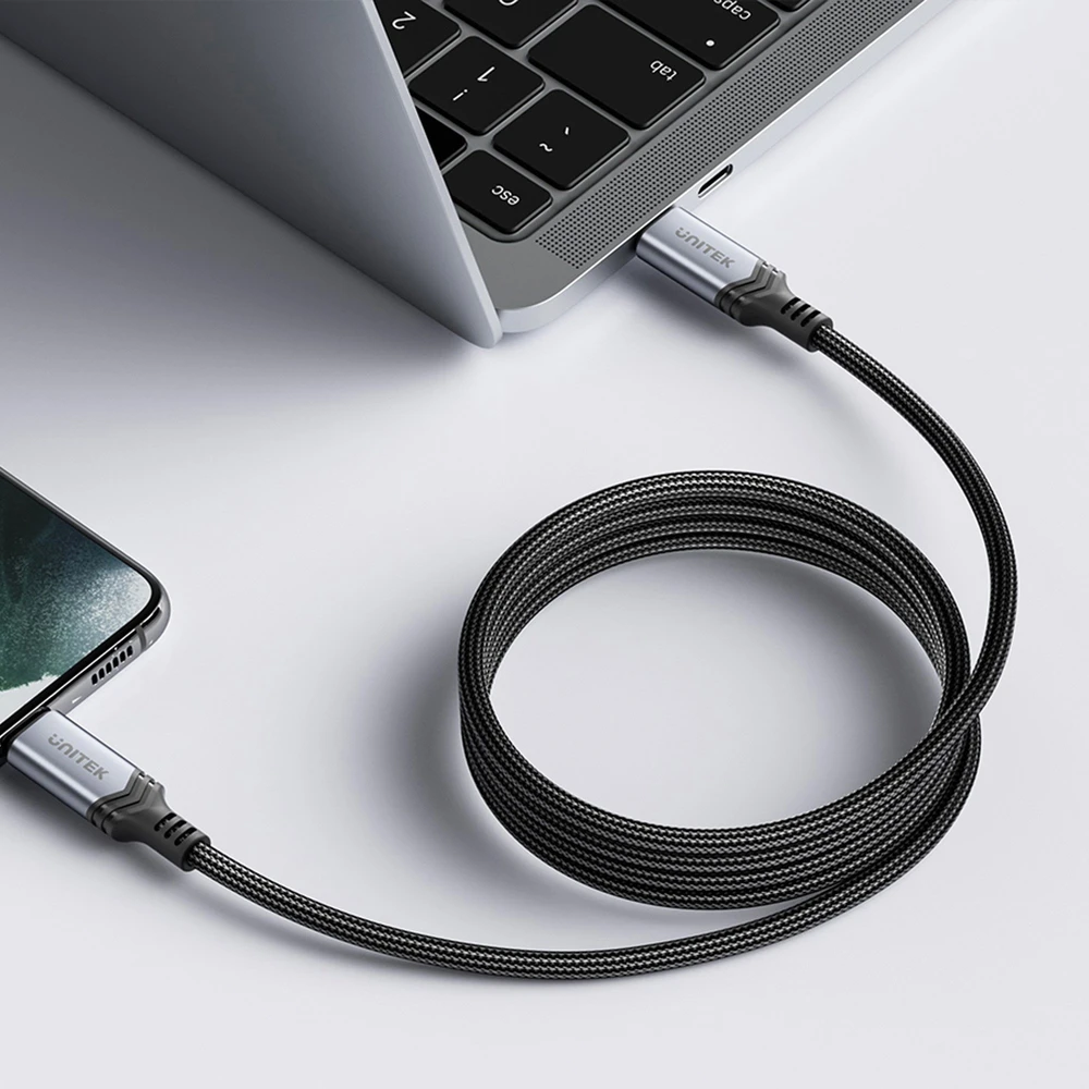UNITEK CABLE USB-C, 240W, 2M