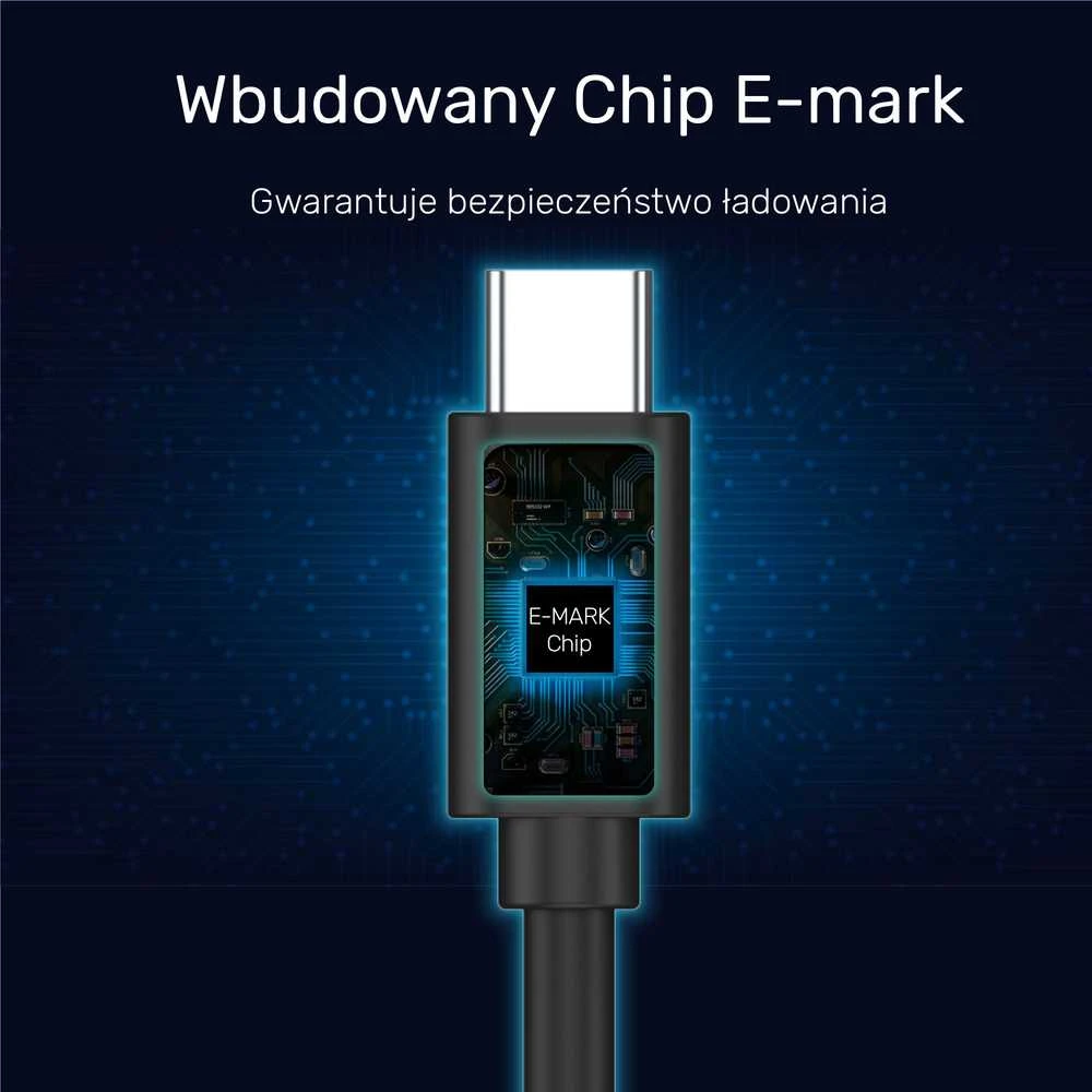 UNITEK pratęsimo kabelis USB-C 4K 60HZ PD 20V/5A C14086BK