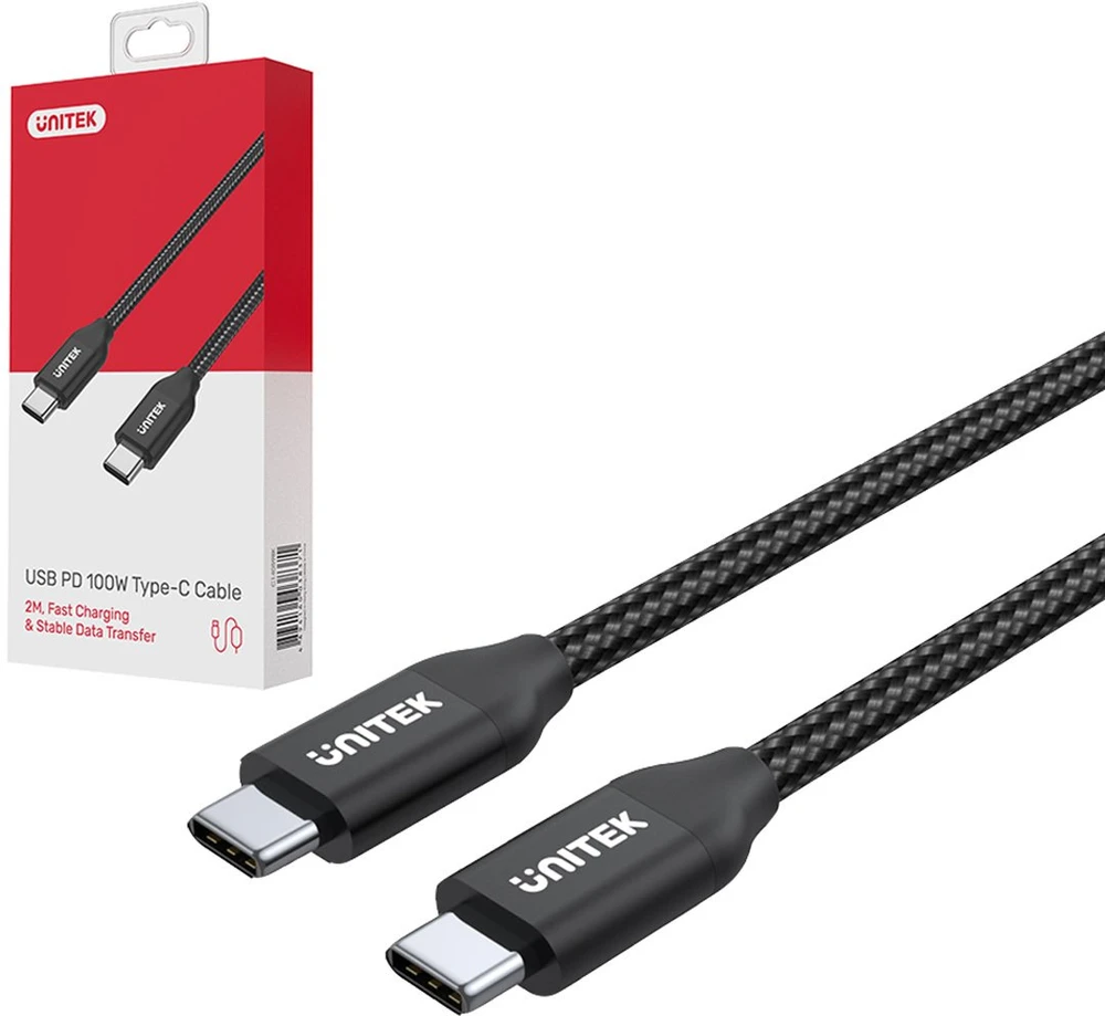 UNITEK C14059BK USB cable 2 m USB C Juodas